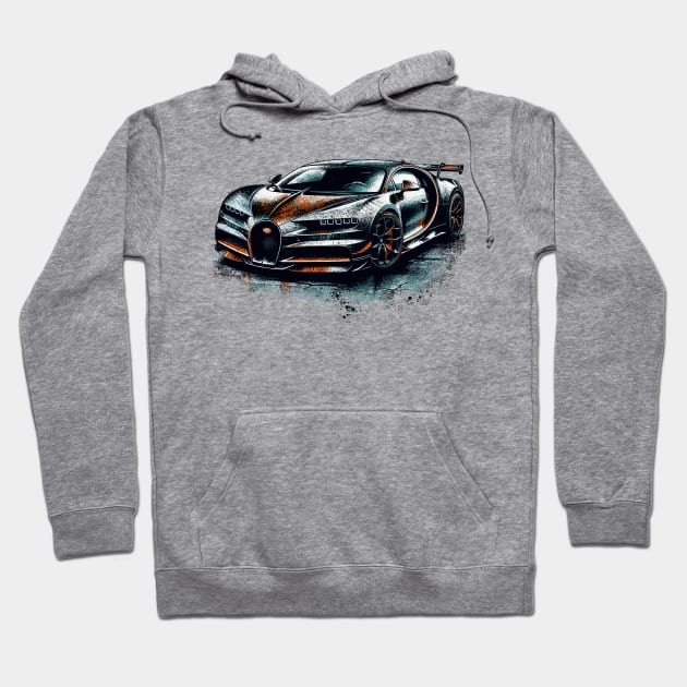 Bugatti Chiron Hoodie by Vehicles-Art